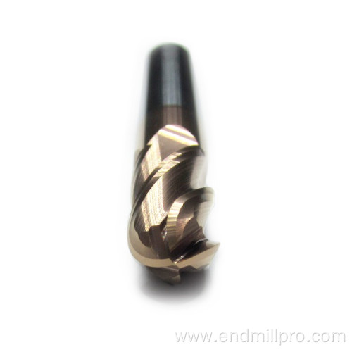 HRC55 4Flute Carbide Ball Nose End Mill